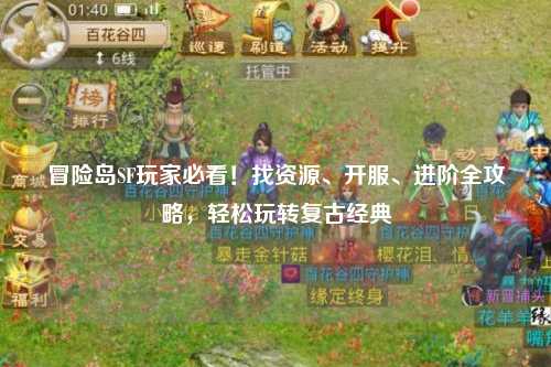 冒险岛SF玩家必看！找资源、开服、进阶全攻略，轻松玩转复古经典