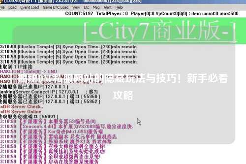 揭秘DNF私服网站的隐藏玩法与技巧！新手必看攻略