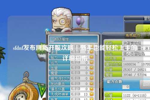 sfdnf发布网新开服攻略 | 新手也能轻松上手的详细指南